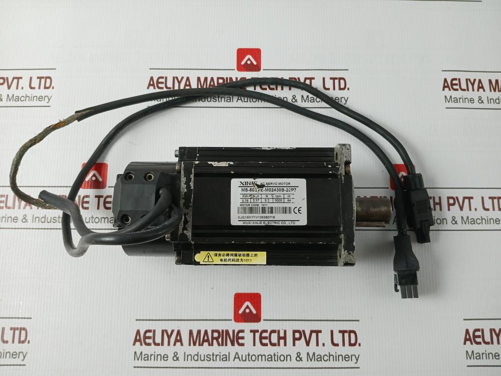 Xinje Ms-80Ste-m02430B-20P7 Ac Servo Motor 3000 Rpm Xjq180171V135380718 Ip 64