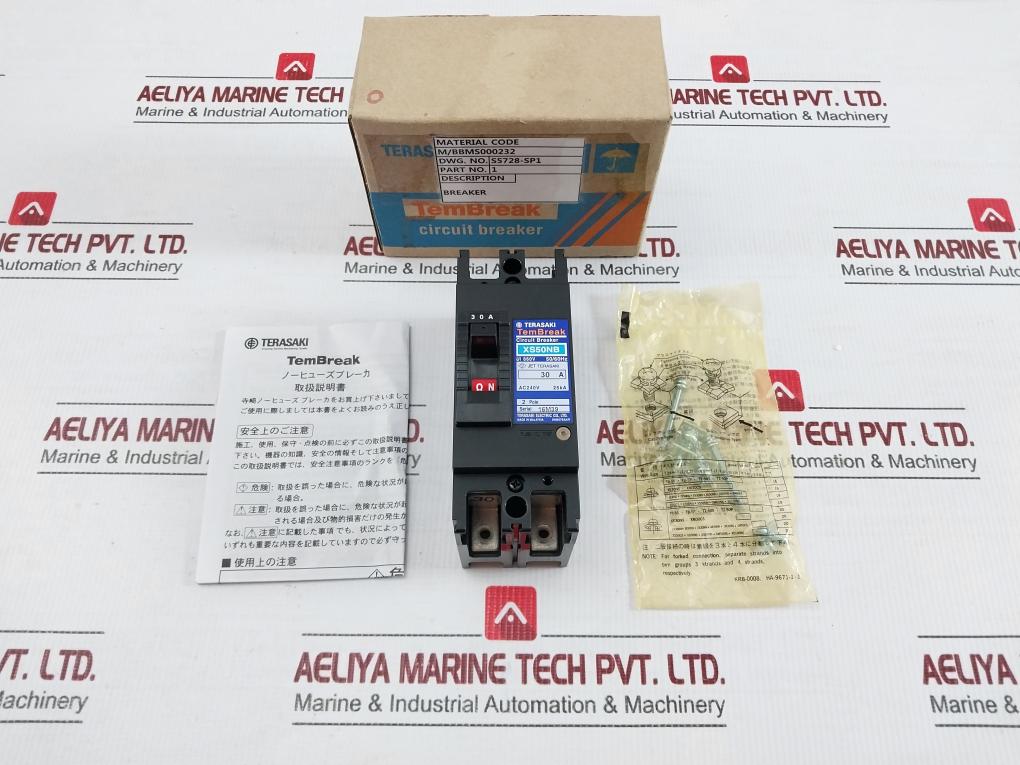 Xs50nb Tembreak Moulded Case Circuit Breaker Brand Terasaki 660v 50/60hz