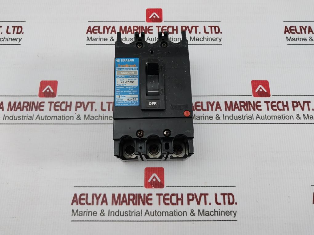Xs50nn-Molded-Case-Circuit-Breaker-Brand-Terasaki-Ac600v-3-Pole-50a-1