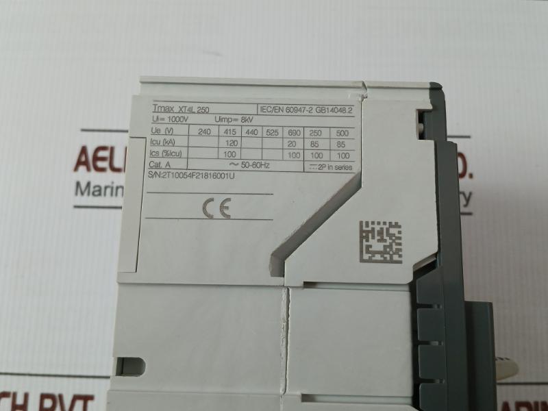 Xt4l 250 Circuit Breaker 50-60hz By Abb