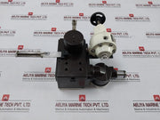 Yamatake 17-12Bldy1Rgsr-c1-x Valve Positioner W/ Air Regulator Kz03-2A 4-20Madc