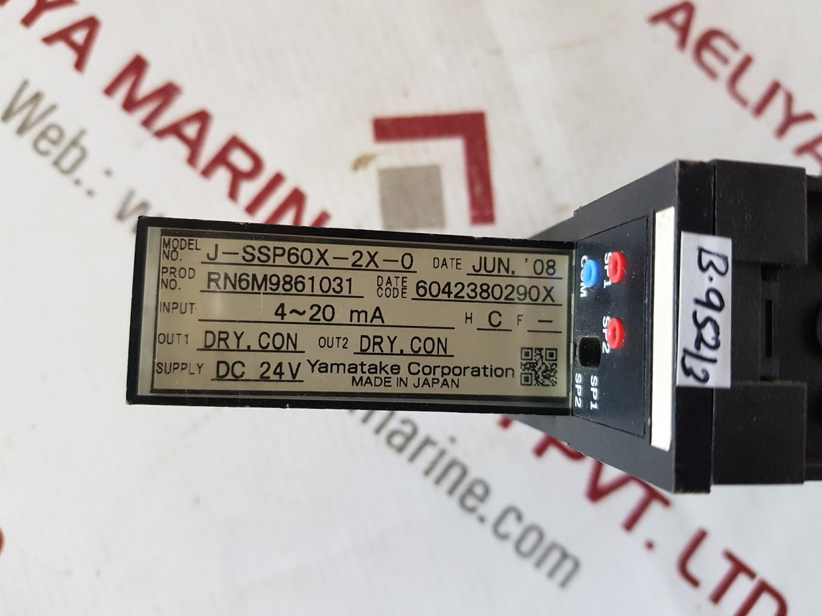 Yamatake J-SSP60X-2X-0 Controller DC 24V 4-20mA