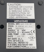 Yamatake Sfc 160-31S-xc Smart Field Communicator Model 6Vdc 0–16 Madc
