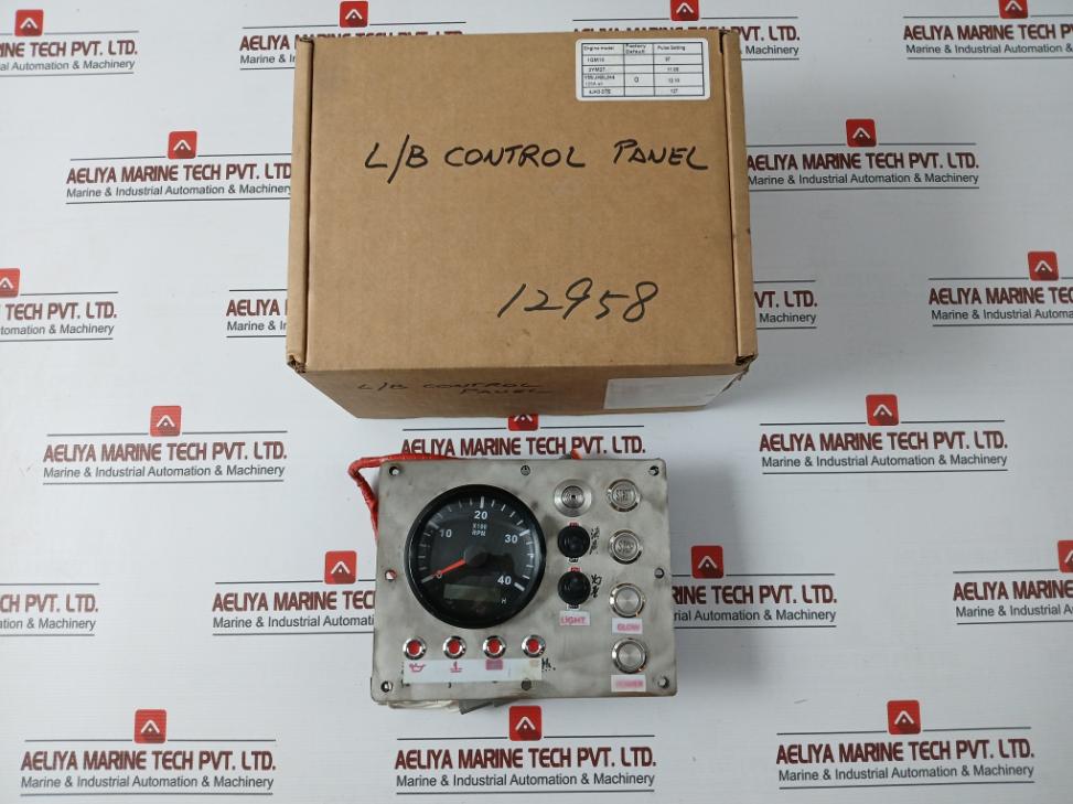 Yanmar 164100-30104 L/B Control Panel 910-w10016, 3Ym27, 4Jh3-dte