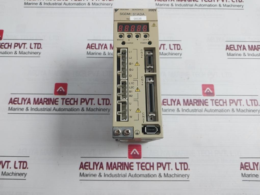 Yaskawa Electric Sgdm-01 Ada Servo Amplifier 0.91A 0.1Kw 0-55°C Not Working