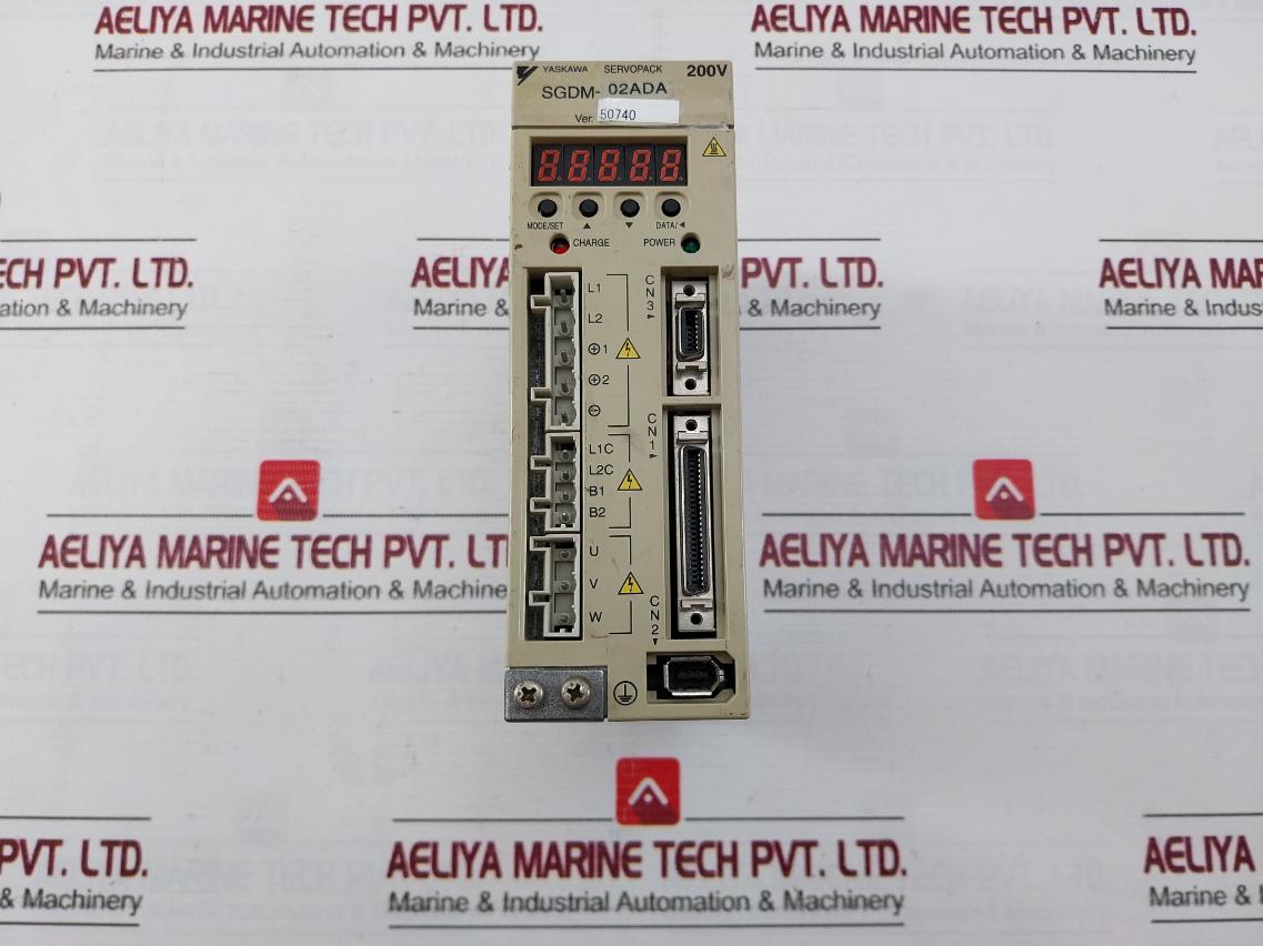 Yaskawa Electric Sgdm-02Ada Servopack Drive 1Ph 200-230V 50/60Hz 3.4A