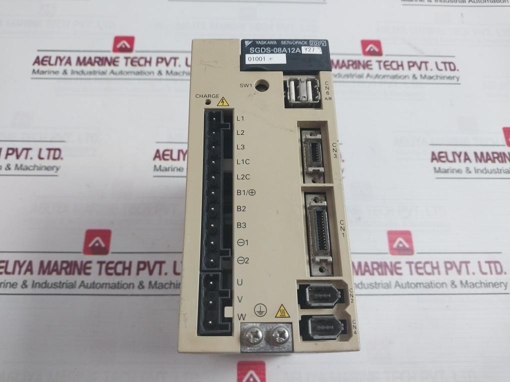Yaskawa Electric Sgds-08A12Ay27 Servopack Servo Amplifier Drive 200-230V 8.8A