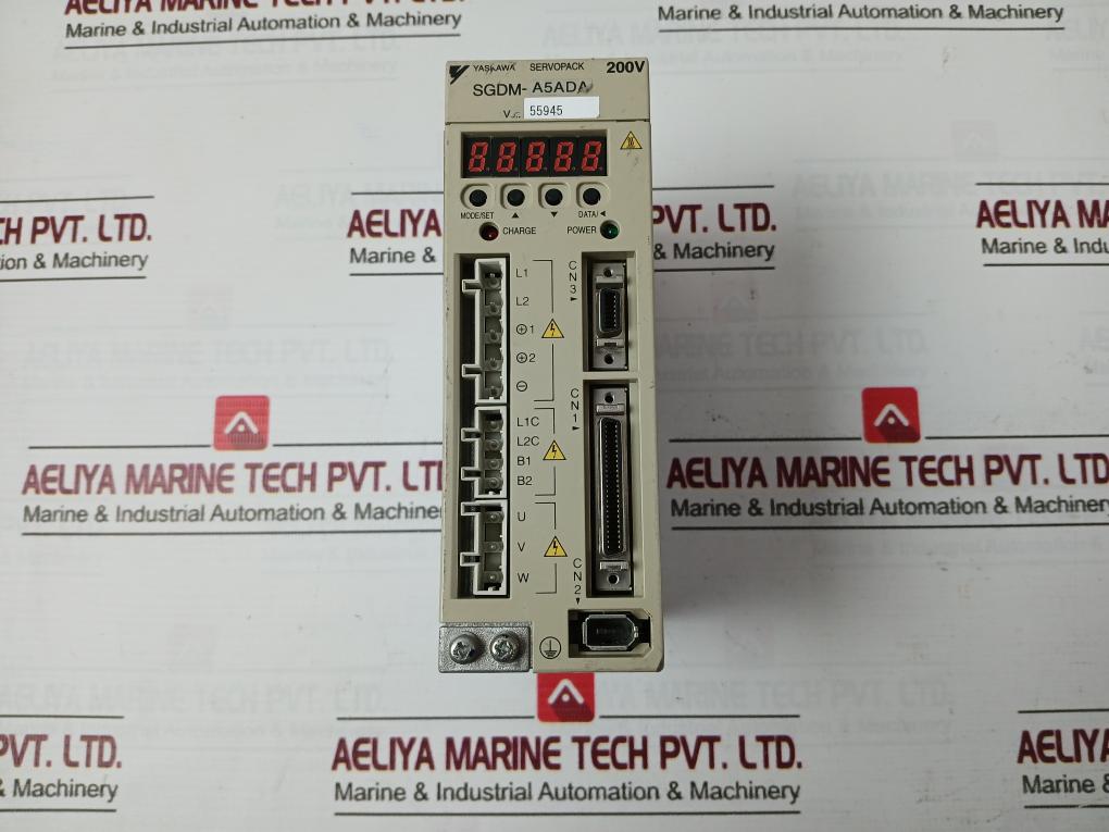 Yaskawa Electric Sgdm-a5Ada Servo Drive 1Ph 200-230V 50/60Hz