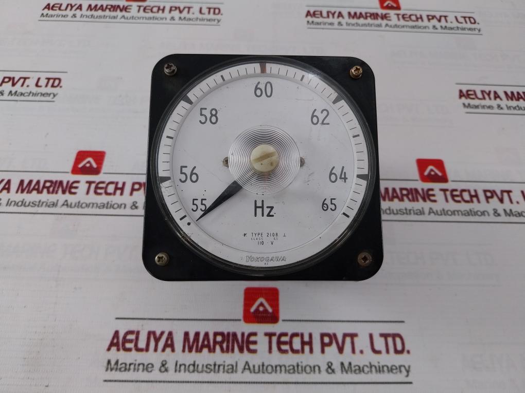 Yokogawa 2108 Frequency Meter 55-65 Hz 2600V