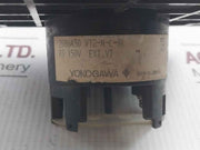Yokogawa V12-n-l-bl Analog Panel Voltmeter 0-600V
