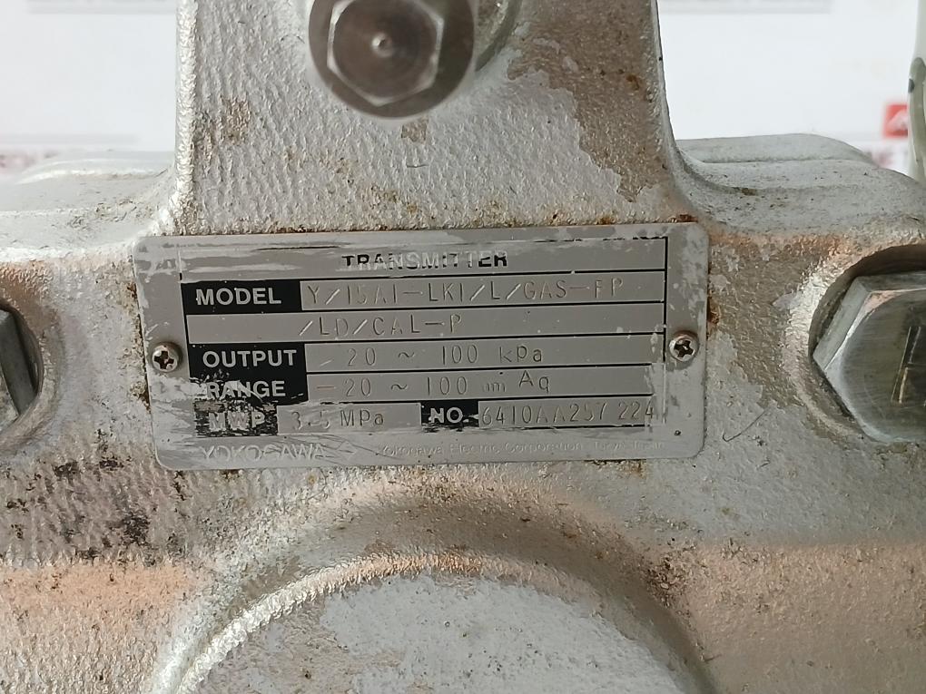 Yokogawa Y/15a1-Lk1/L/Gas-Fp/Ld/Cal-P