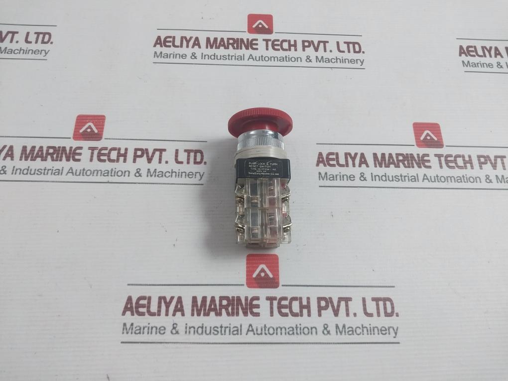 Ys Ep334-11Ra By Yongsung Electric 300V 6A Push Lock & Turn Reset Switch