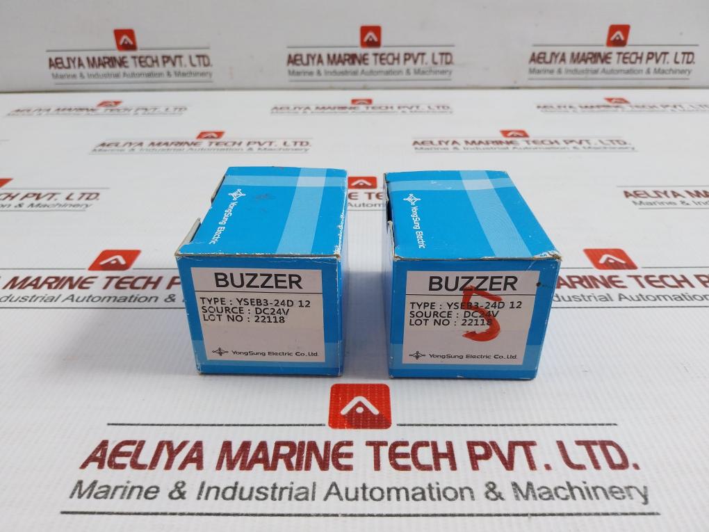 Panel Buzzer Dc24v Yongsung Yseb3-24d 12