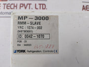 York Refrigeration Controls Mp-3000 Remote Monitoring Rmm-slave