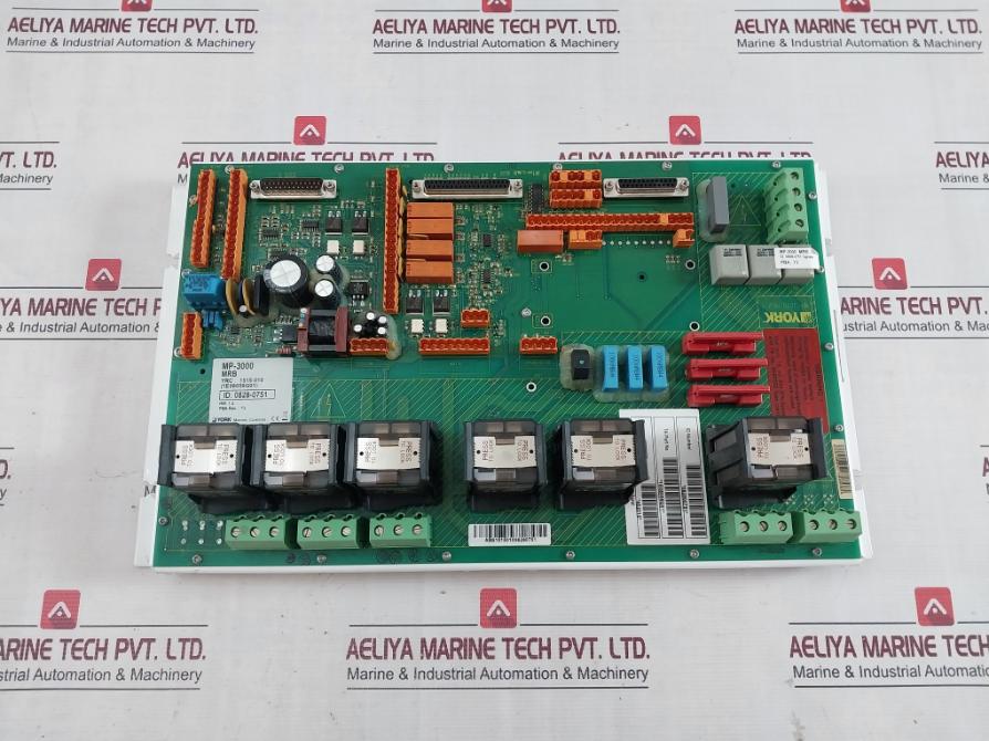 York Mp-3000 Relay Board 1E08059G01 K5 440Vac