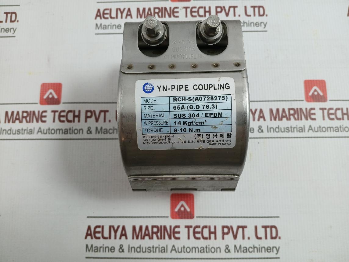 Youngnam Metal Rch-s Yn-pipe Coupling Size:65A (O.D 76.3)