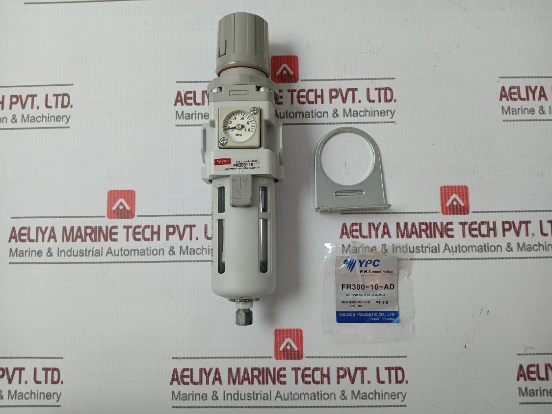 Ypc Fr300-10-ad Airfilter Regulator Integrated Moisture Removal Pressure Control