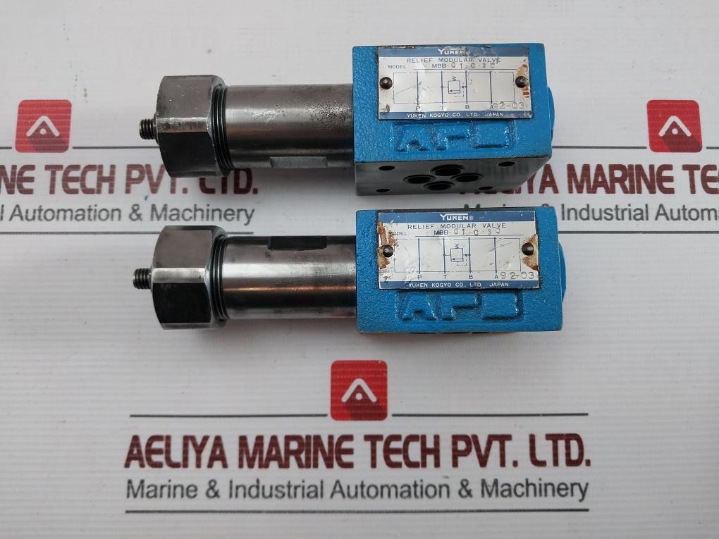 Mbb-01-c-30 Relief Modular Valve By Yuken Used Condition