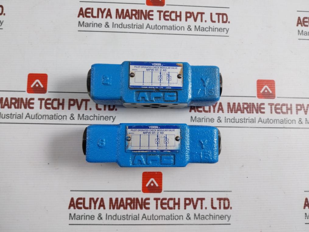 Yuken Pilot Operated Check Modular Valve Mpw-01-2-40