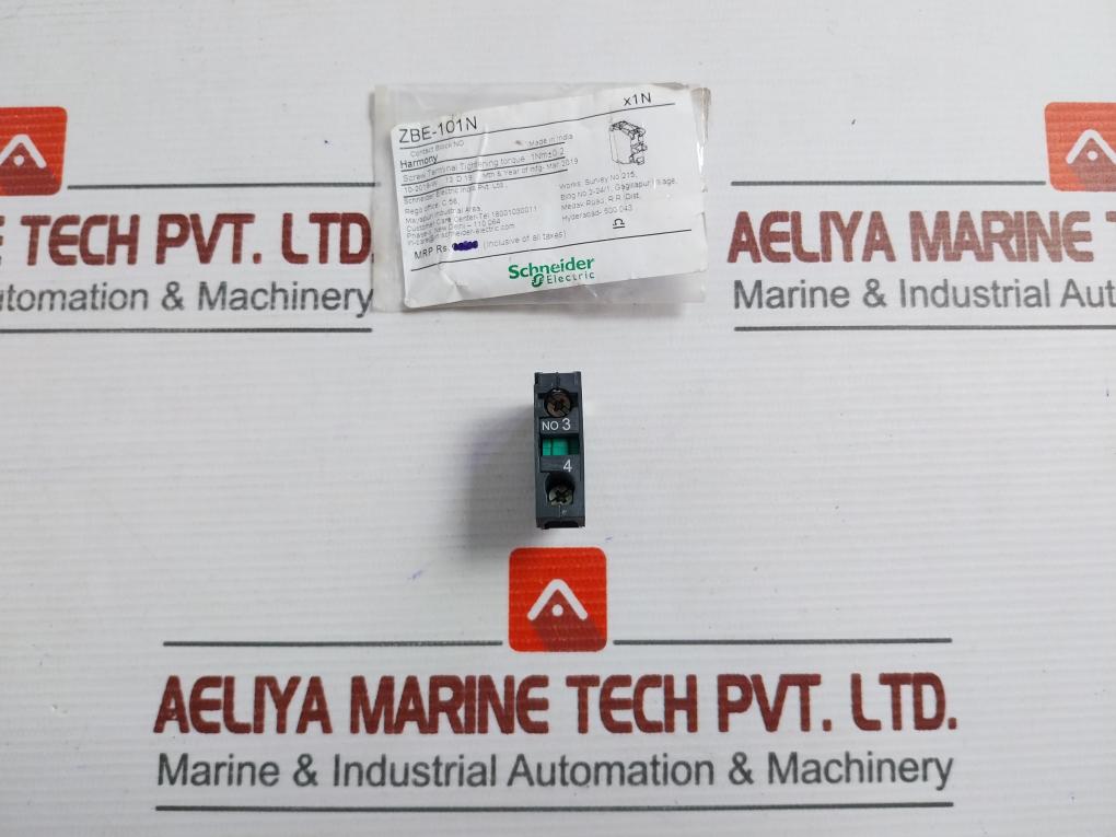 Zbe-101n Contact Block Ac15-240v 3a Schneider Electric