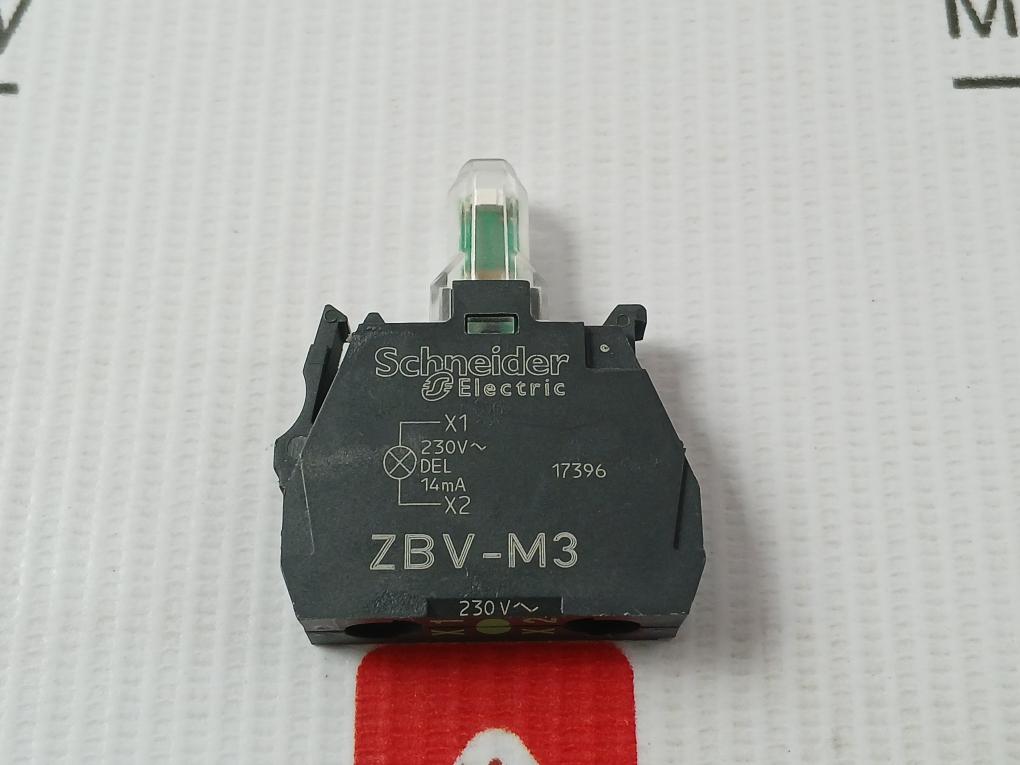 Zbv-M3 Light Block For Head 230v By Schneider Electric
