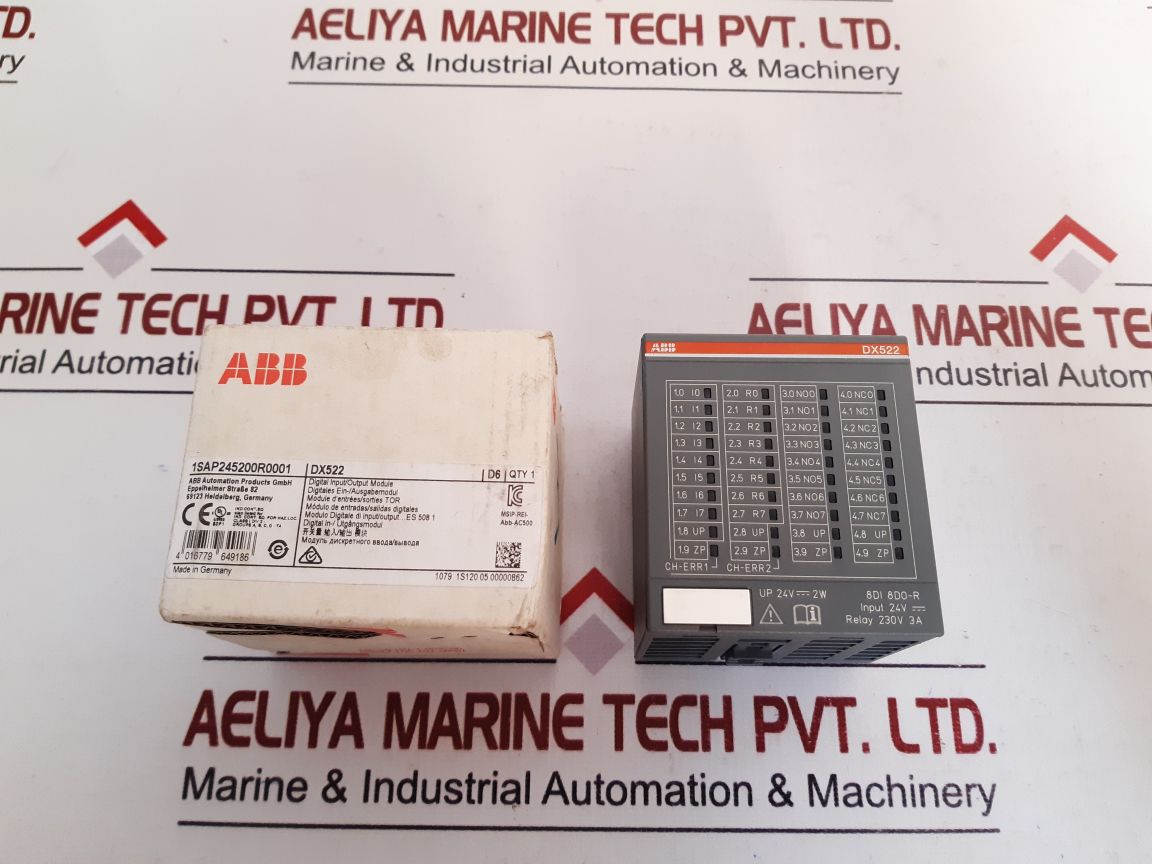 Abb 1Sap245200R0001 Digital Input/Output Module Dx522