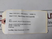 Abb 1Sfa 619402R100 Pilot Head White Light 240V 3W 110003196