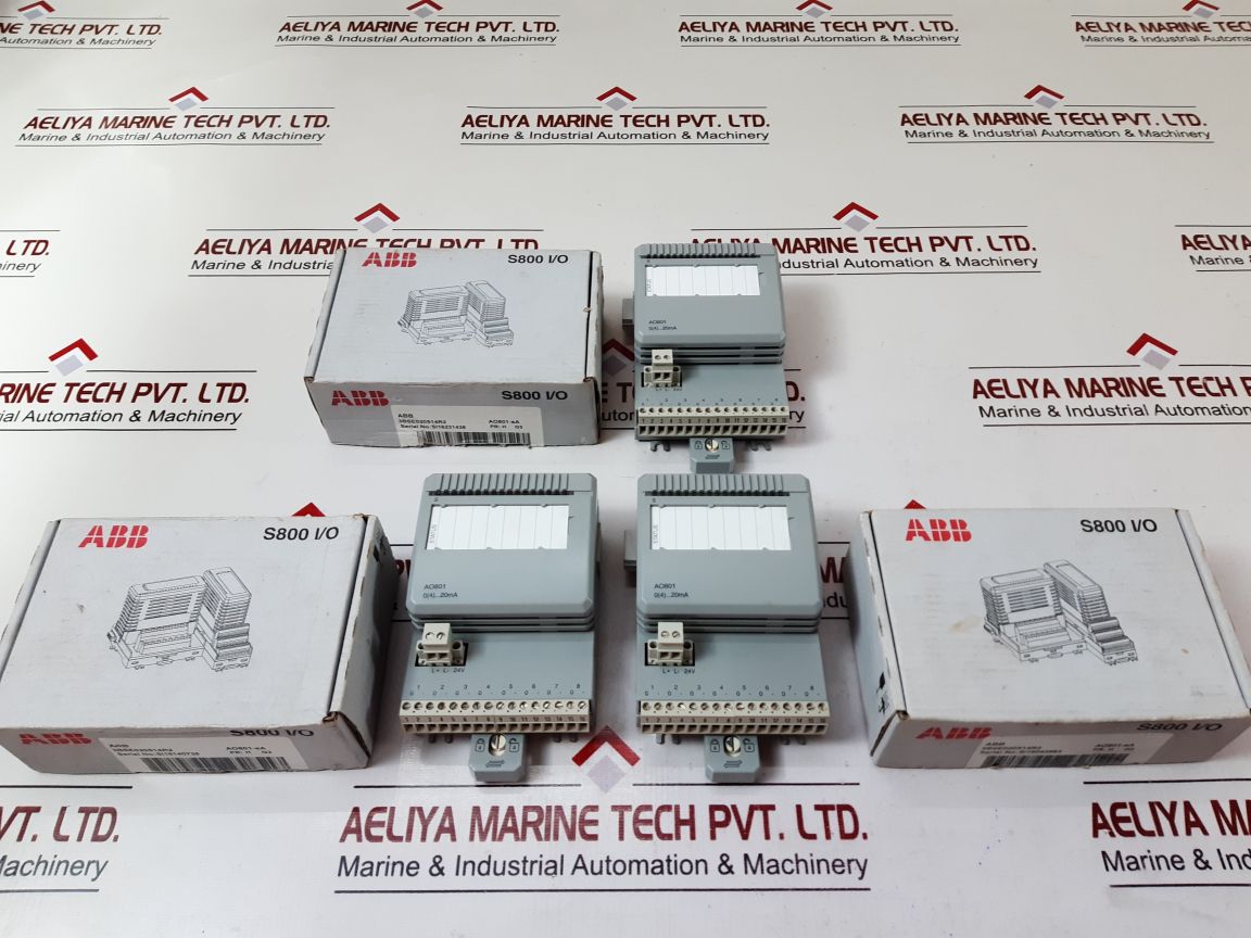Abb Ao801-ea Analog Output Module 3Bse020514R2