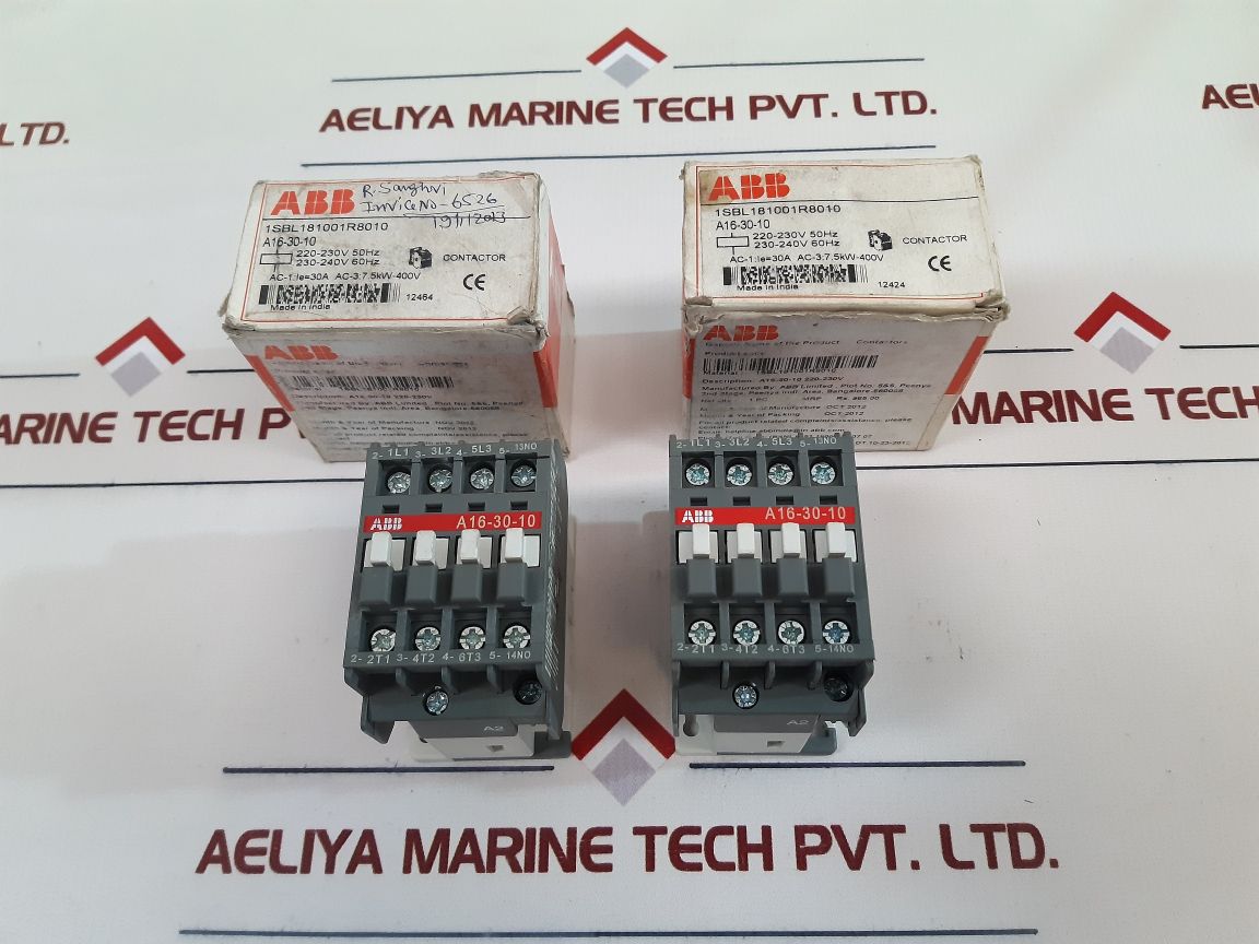 Abb A16-30-10 Ac Contactor 220-230V