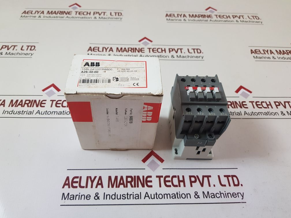 Abb a26-40-00 contactor 1sbl241201r8800