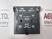 Abb Auxiliary Contact Block Nema A600 P600 600 V Ac
