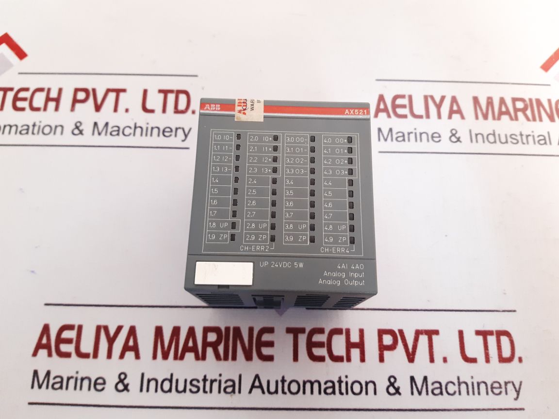 Abb Ax521 B0 Analog Input/Output Module 1Sap250100R0001