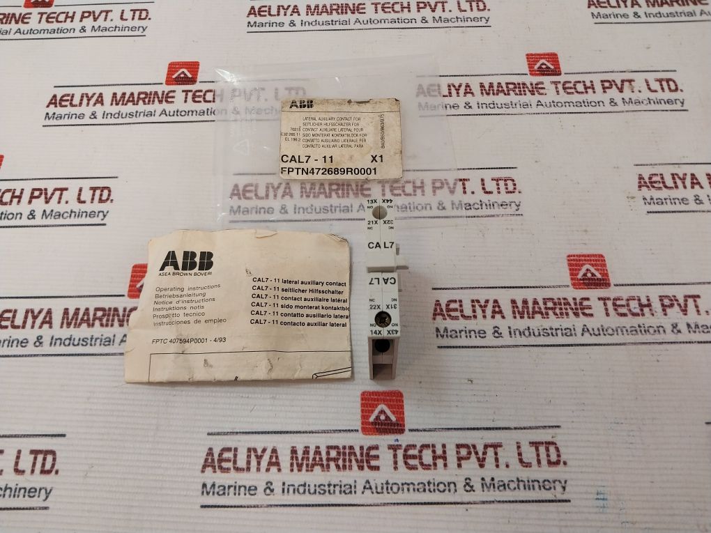 Abb Cal7-11 Lateral Auxiliary Contact 10A 690V
