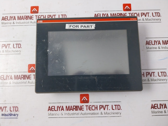 Abb Cp405 A1 Control Panel 7" Color Touchscreen 1Sap500405R0001 (Not Working)