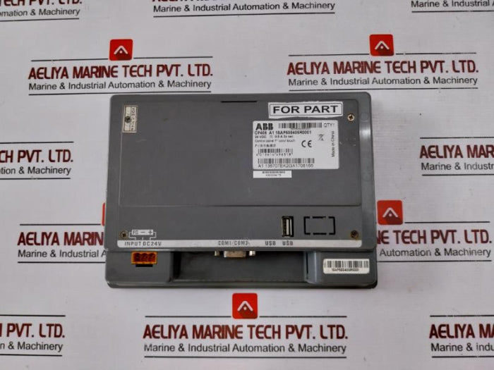 Abb Cp405 Control Panel 7” Color Touch Screen 24Vdc (Not Working)