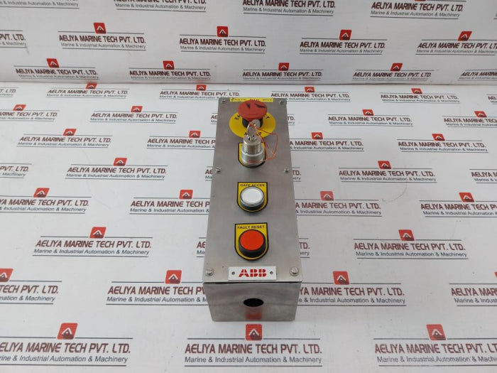 Abb De-42279 Stainless Control Box W/E‐Stop, Gate Access & Fault Reset Button