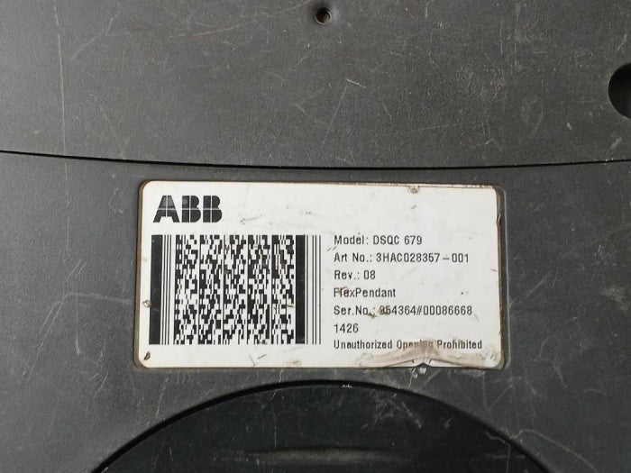 Abb Dsqc 679 Teach Pendant Rev.08