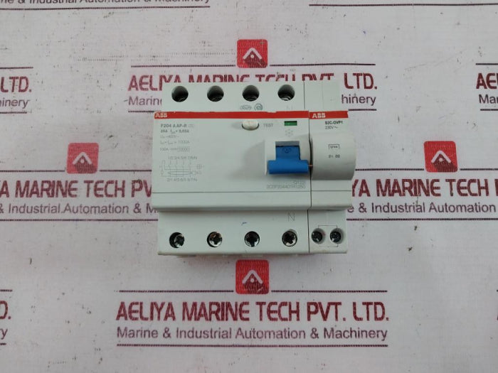 Abb F204 A Ap-r Residual Current Circuit Breaker Q122I 2Csf204401R1250 230502 2Cs