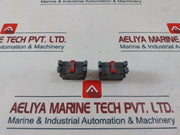 Lot Of 2x Abb Mcb-01 Contact Block 690V 10A