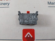 Lot Of 2x Abb Mcb-01 Contact Block 690V 10A