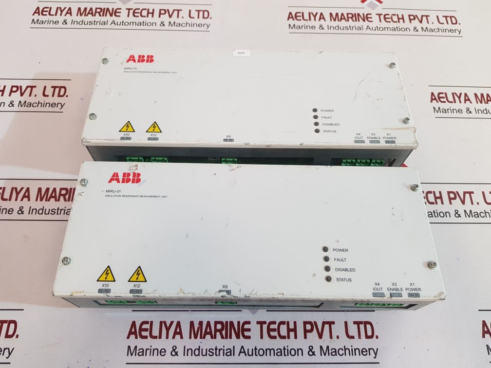 Abb Miru-01 Insulation Resistance Measurement Unit 