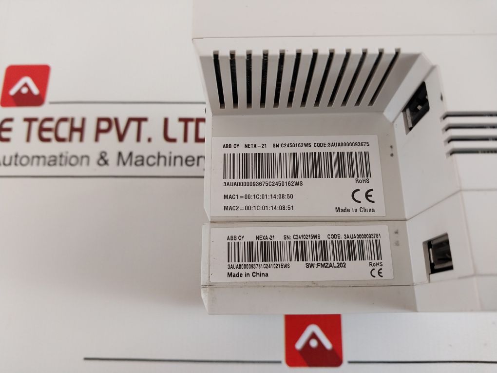 Abb Neta-21 3Aua0000093675 Controller With Nexa-21 3Aua0000093781 ...