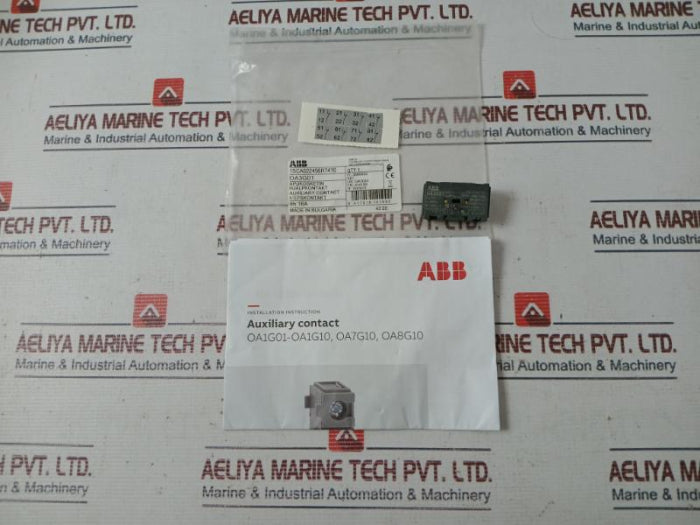 Abb Oa3G01 Auxiliary Contact Nema A600-r300 690V 18-14 Awg 10A 600Vac