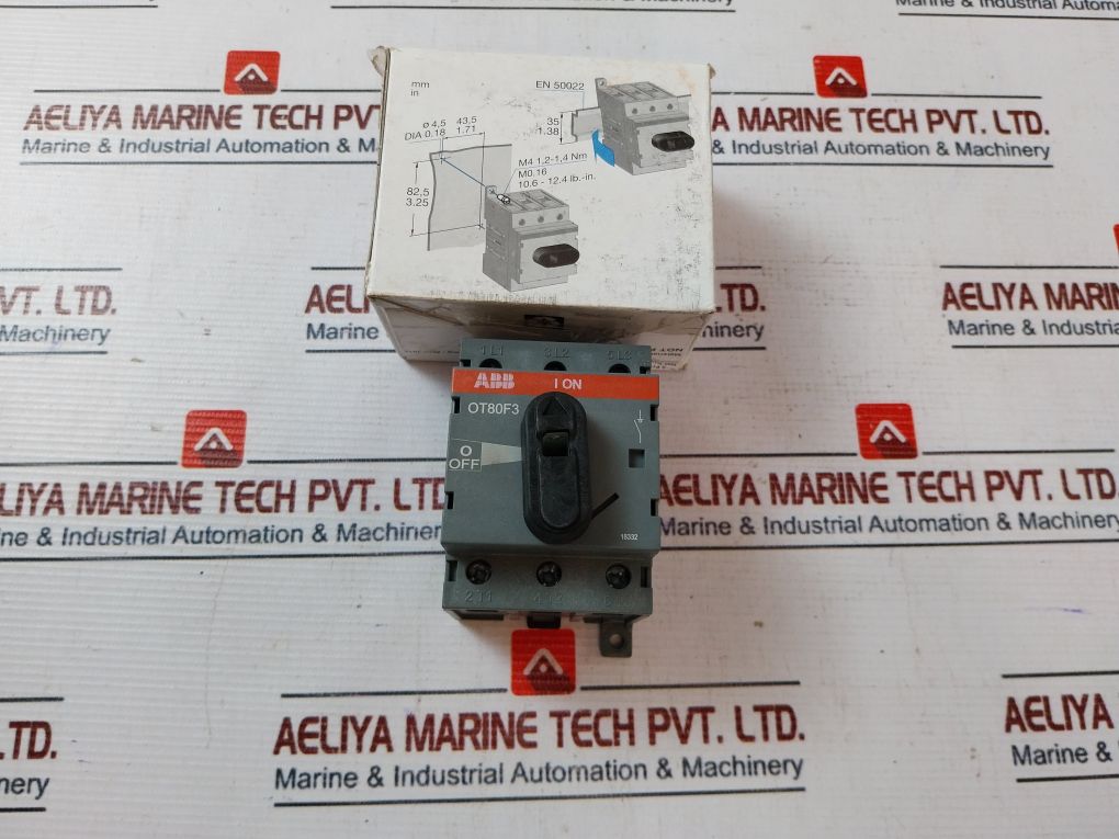 Abb Ot80F3 Load Break Disconnector Switch 3 Ph 1Sca105798R1001