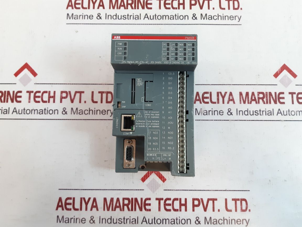 Abb pm564-rp-eth-ac logic controller 1sap121100r0071