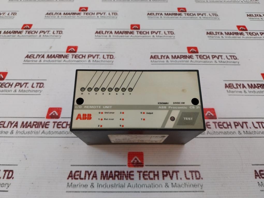 Abb Procontic Cs 31 I/O Remote Unit 24V Dc 5W – Aeliya Marine