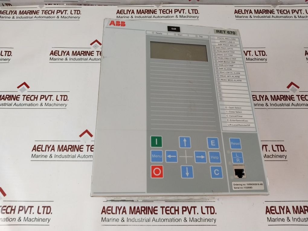 Abb Ret 670 Control Relay 1Mrk002816-ab