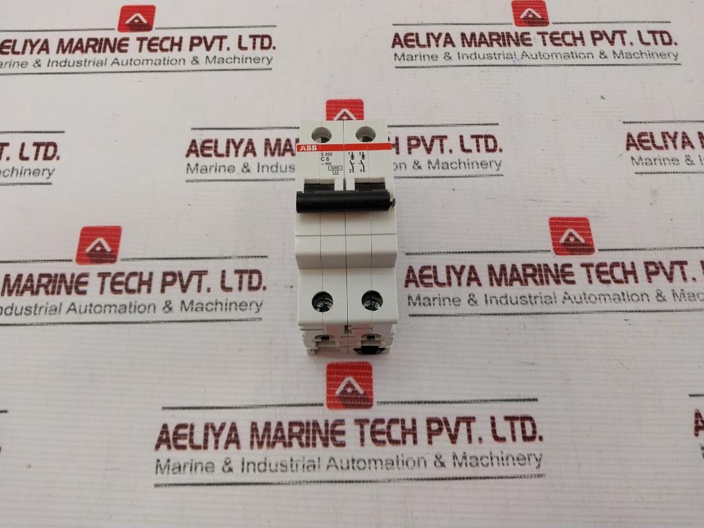 Abb S202 C6 Miniature Circuit Breaker 2-poles 277/480 Vac