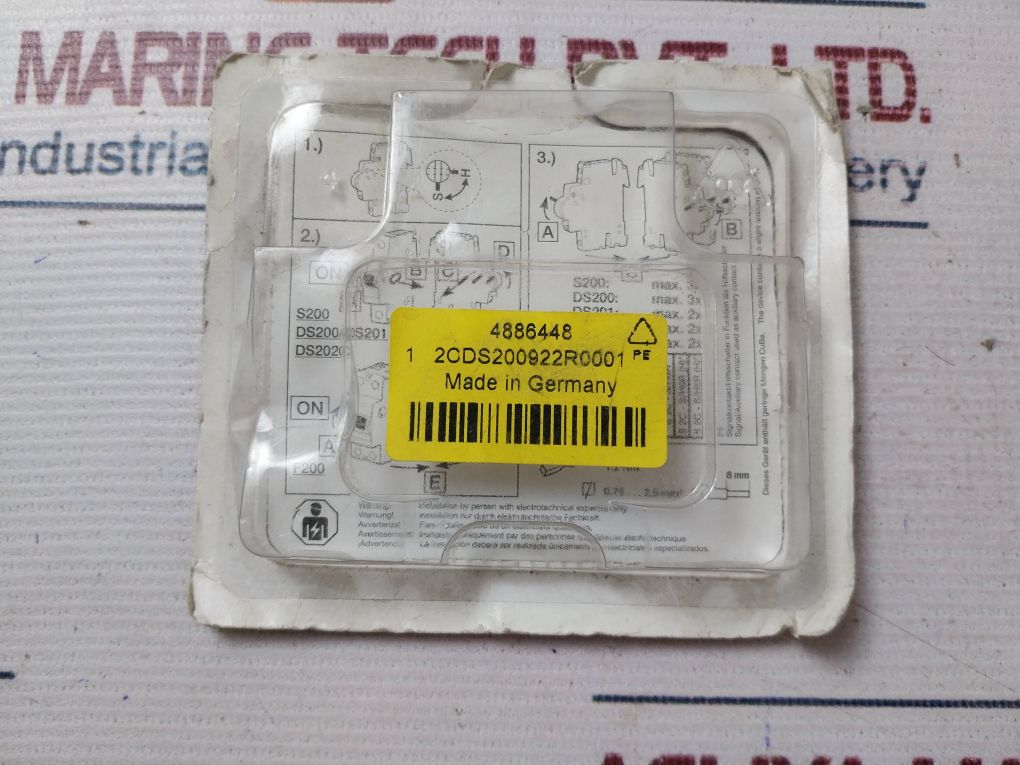 Abb S2C-s/H6R Auxiliary Contact Block For S200 Mcb