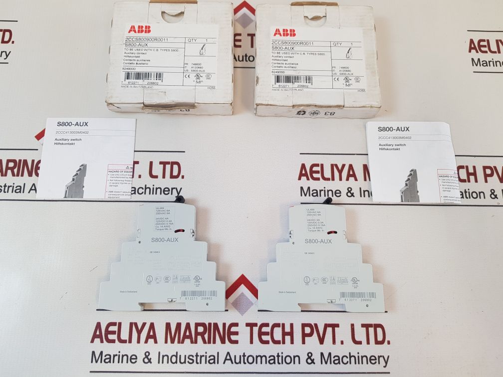 Abb S800-aux Auxiliary Contact With Screw Terminal 2Ccs800900R0011